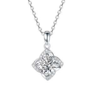 SQUARE MOISSANITE NECKLACE