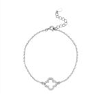 CLOVER BRACELET WITH ZIRCONIA